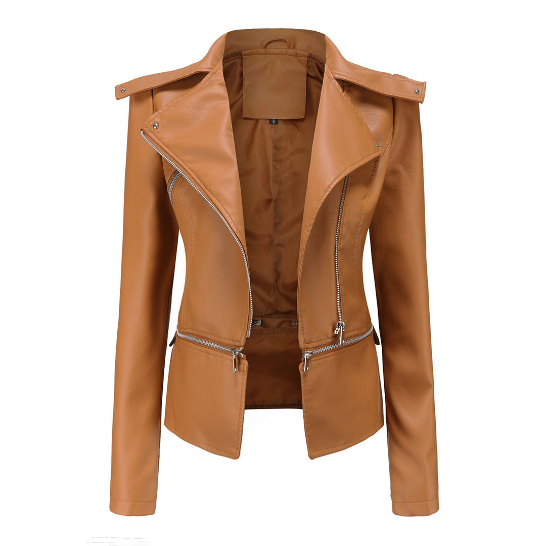 Inez - Women's Jacket with Asymmetric Hem - photo 5
