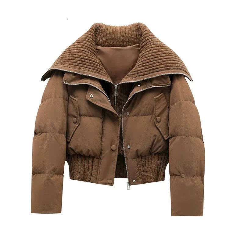Irene - Women's Puffer Jacket with Collar - photo 4