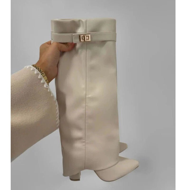 Isadora-Rae - Women's Knee-High Boots with Block Heel - photo 5