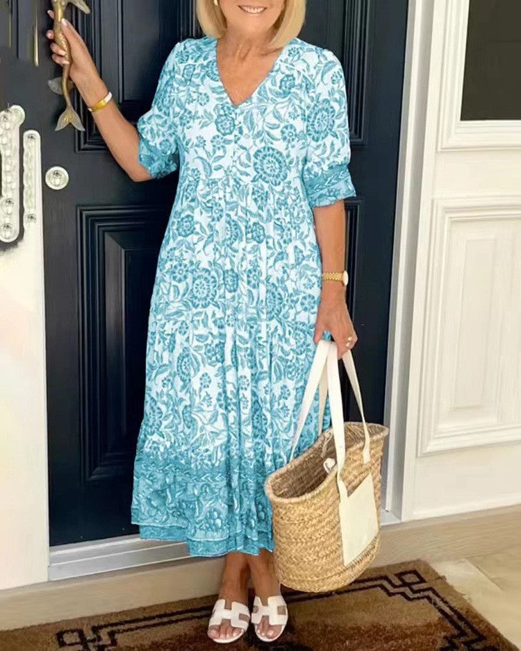 Camilla - Women's Relaxed Summer Maxi Dress