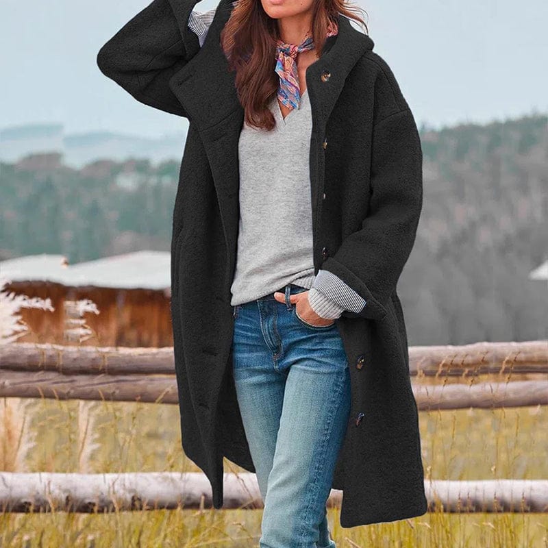 Jaclyn - Women's Longline Tailored Winter Coat - photo 3