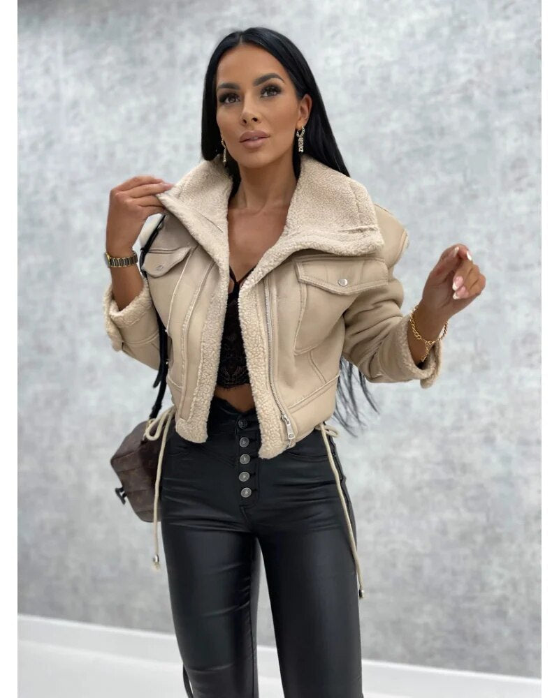 Jessamy-Rose - Women's Jacket with Roll Neck - photo 1