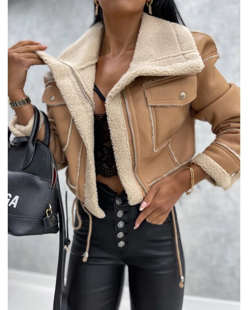 Jessamy-Rose - Women's Jacket with Roll Neck - photo 3