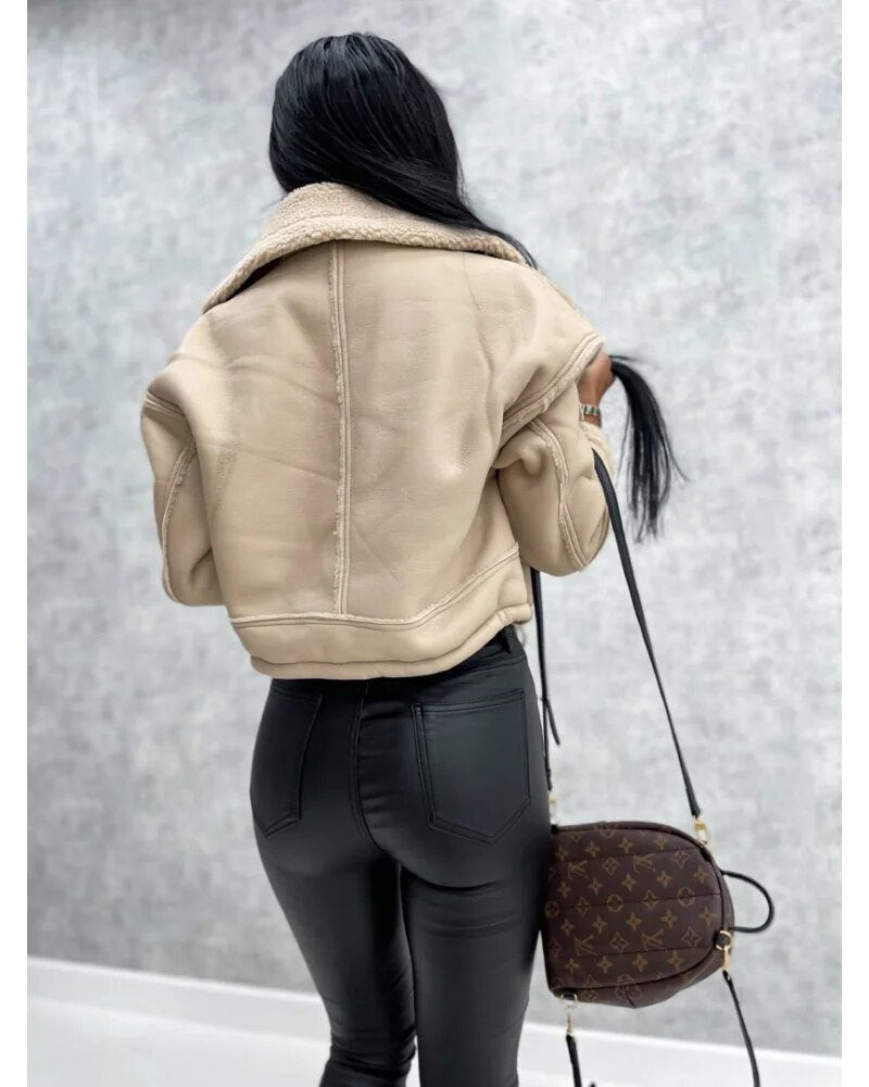 Jessamy-Rose - Women's Jacket with Roll Neck - photo 6