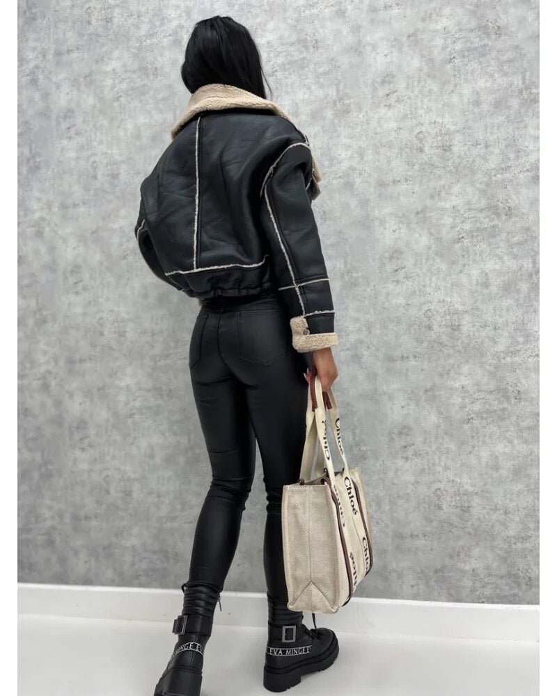 Jessamy-Rose - Women's Jacket with Roll Neck - photo 8