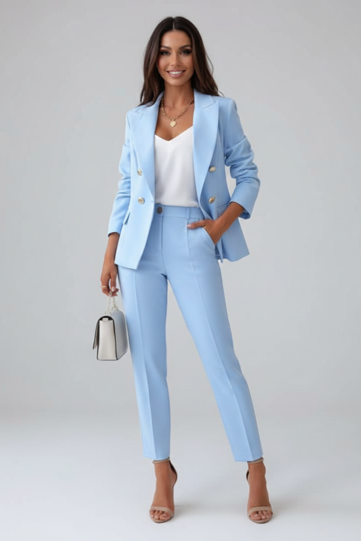 Jessamy-Rose - Women's Two-Piece Suit Set with Trousers - photo 13