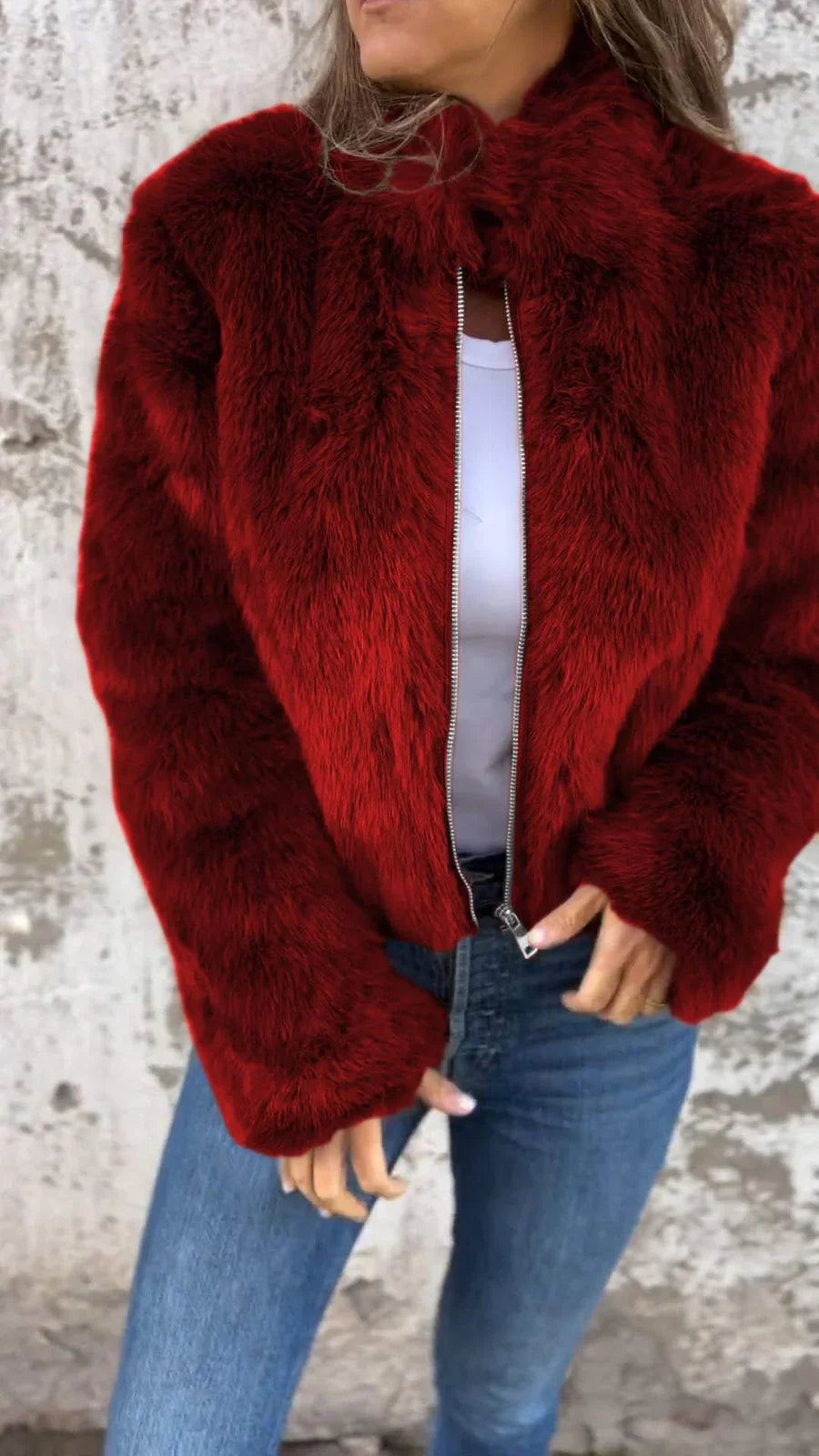 Margaret - Giacca con cerniera da donna