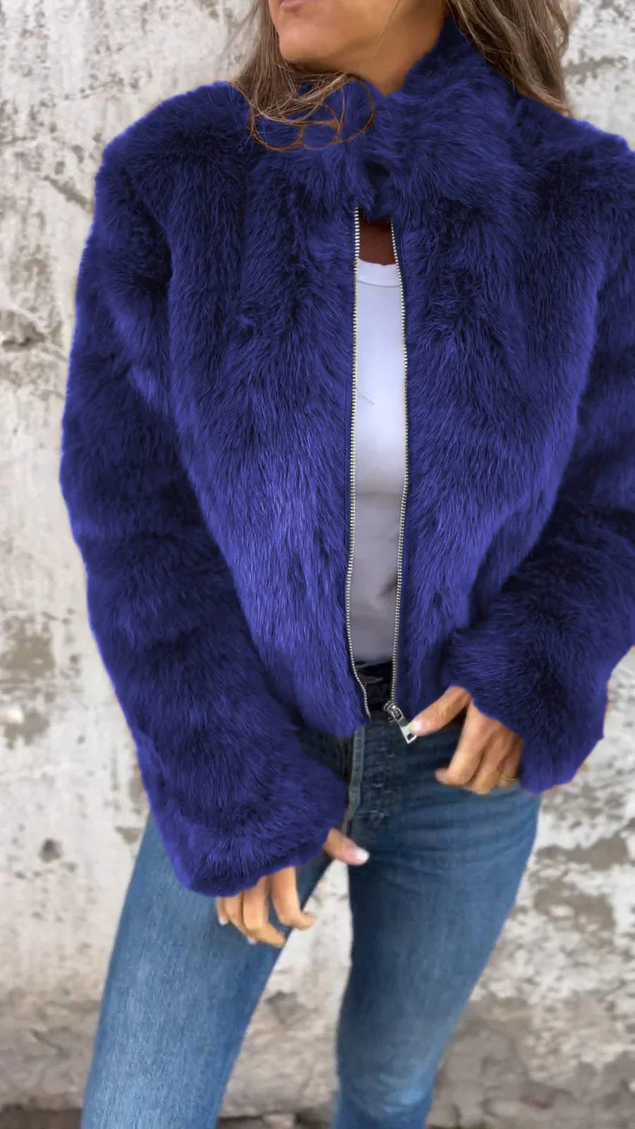 Margaret - Giacca con cerniera da donna