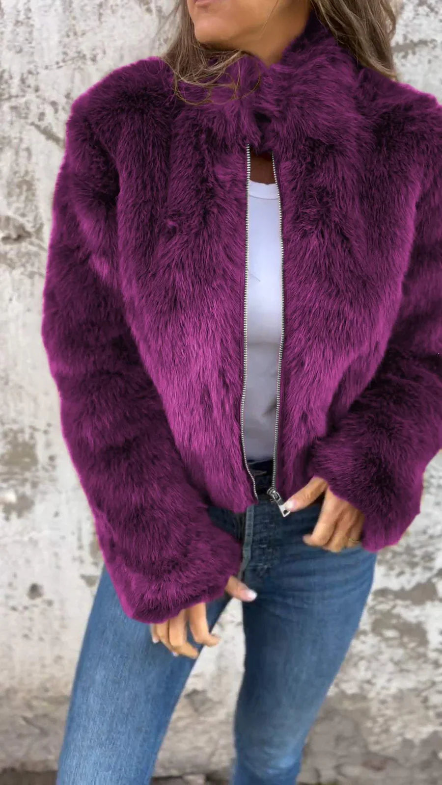 Margaret - Giacca con cerniera da donna