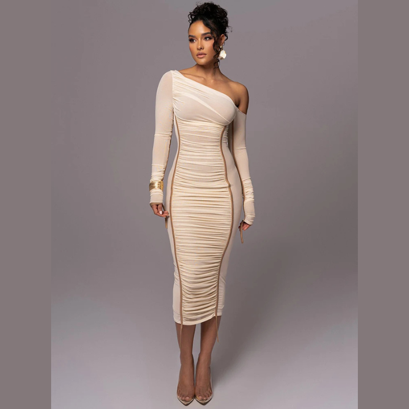 Kalina - Women's Dress with Ruching - photo 5