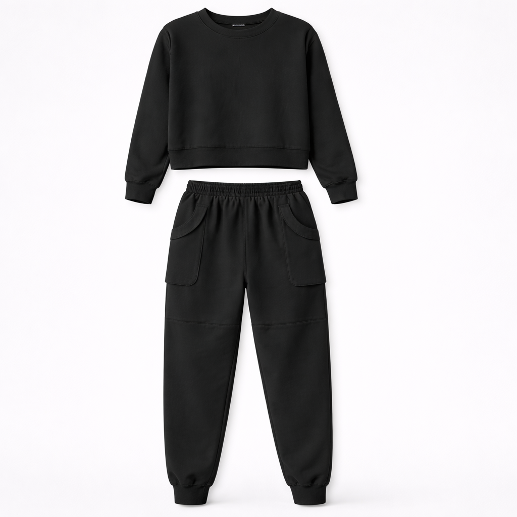 Kirsty - Women's Relaxed Two-Piece Set with Zip Front - photo 2