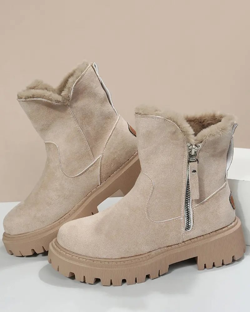 Kit - Women's Platform Snow Boots with Fleece Lining - photo 10