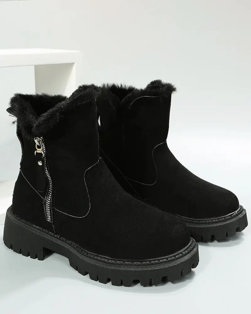 Kit - Women's Platform Snow Boots with Fleece Lining - photo 6