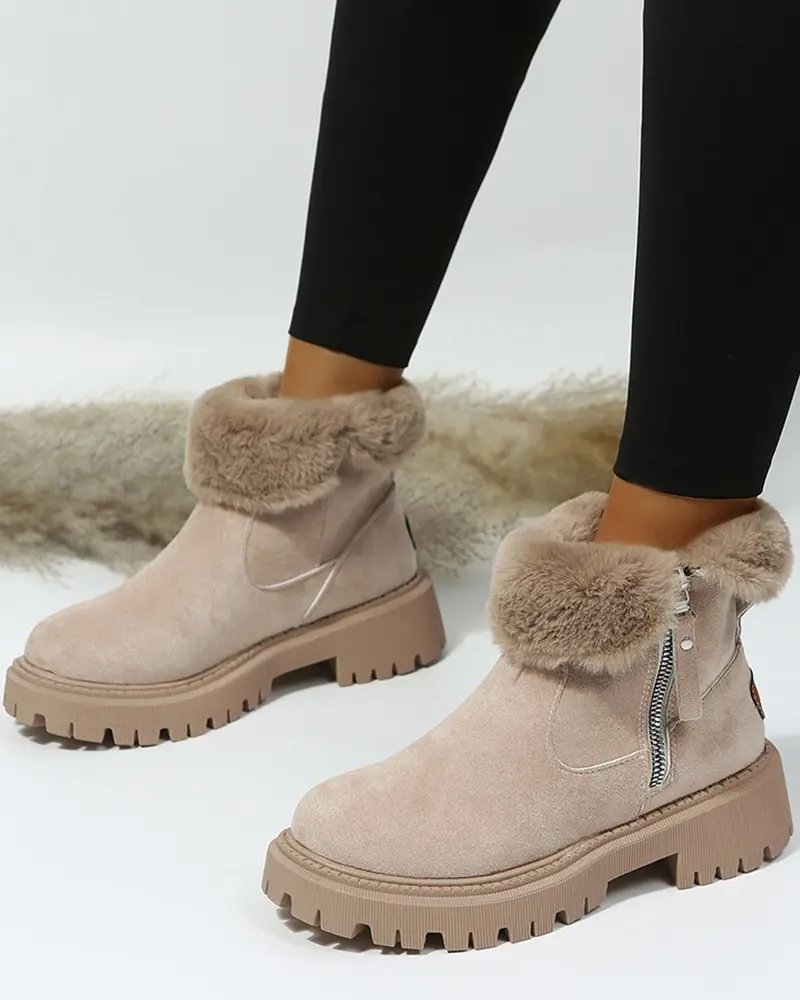 Kit - Women's Platform Snow Boots with Fleece Lining - photo 9