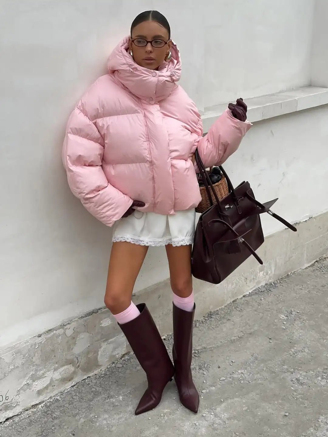 Lara - Women's Puffer Jacket with Hood - photo 2