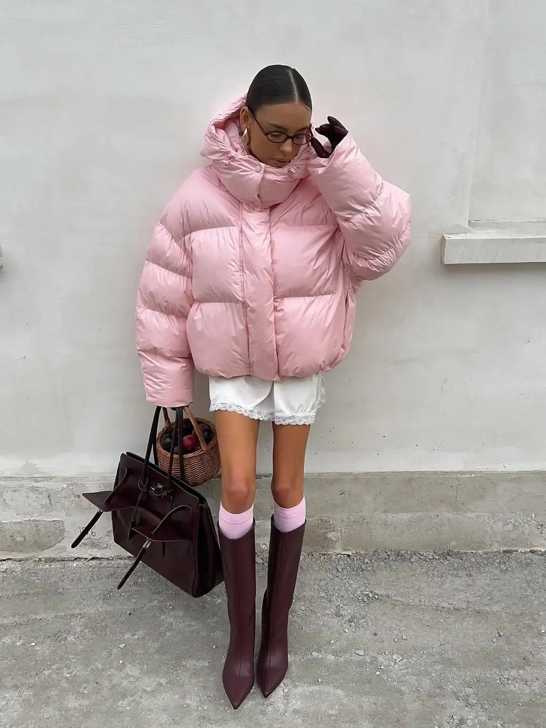 Lara - Women's Puffer Jacket with Hood - photo 3