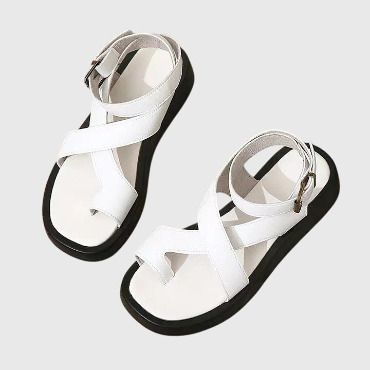 Laraine - Women's Chunky Platform Sandals with Toe Loop - photo 4