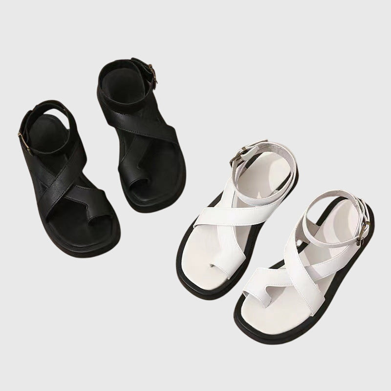 Laraine - Women's Chunky Platform Sandals with Toe Loop - photo 8