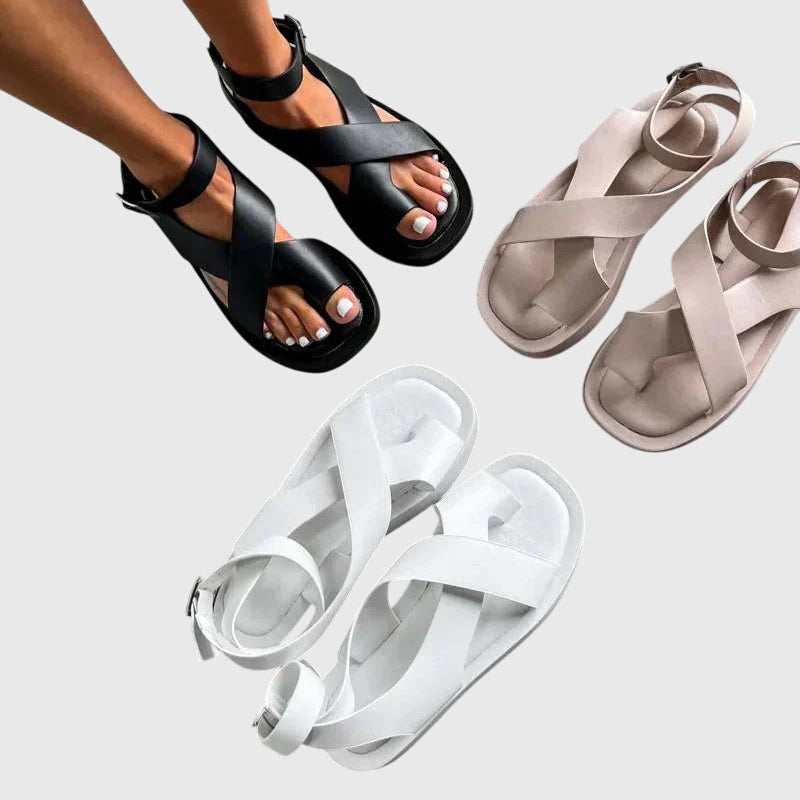 Laraine - Women's Chunky Platform Sandals with Toe Loop - photo 9