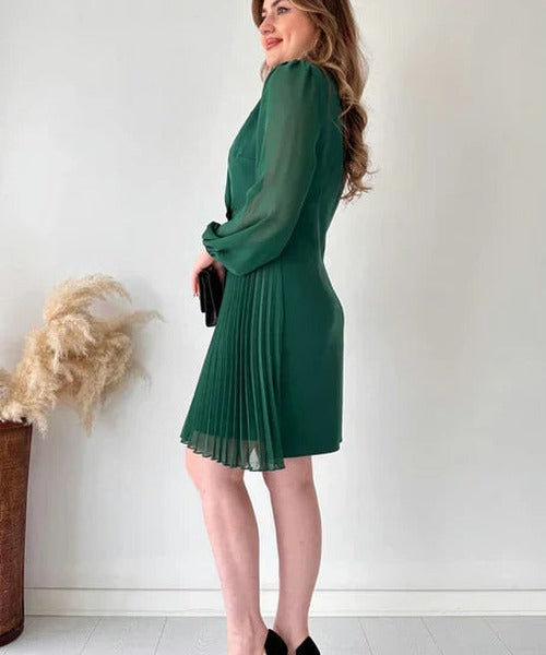 Lauren - Women's Pleated Mini Dress - photo 15
