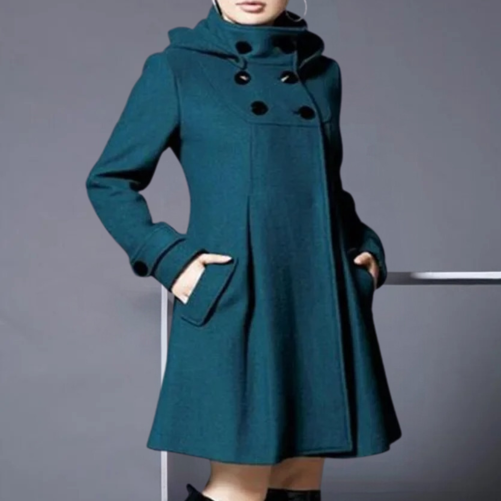 Lena - Women's Coat with Side Pockets - photo 1