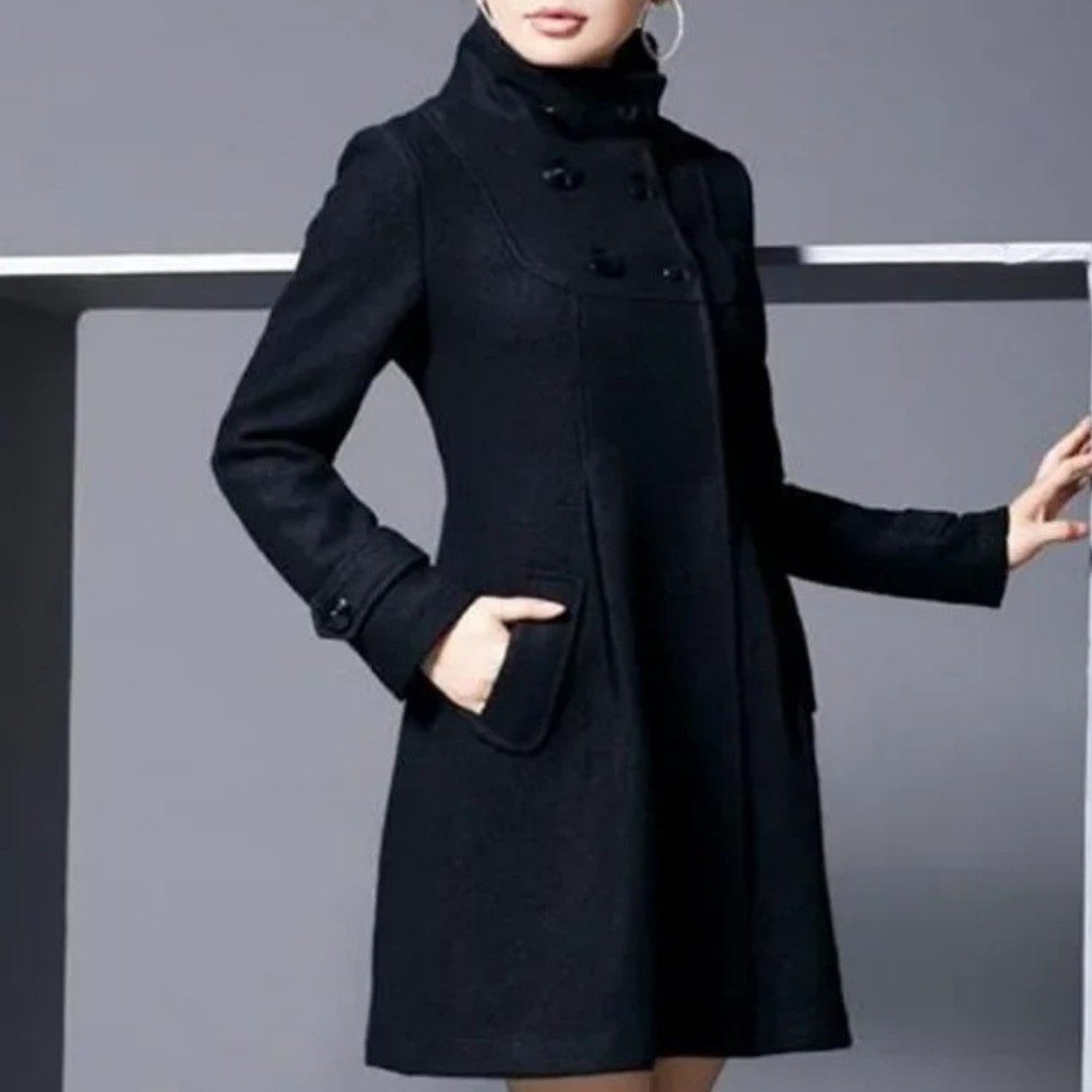 Lena - Women's Coat with Side Pockets - photo 2