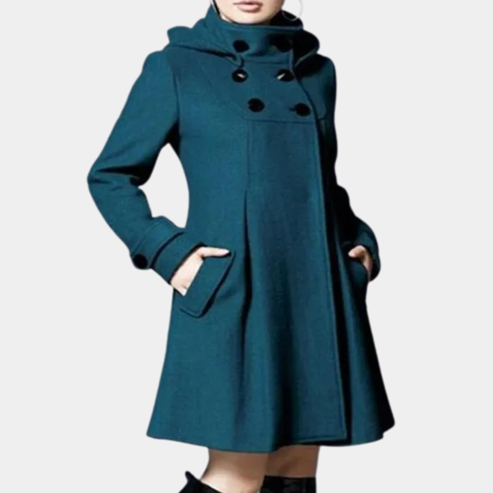 Lena - Women's Coat with Side Pockets - photo 4