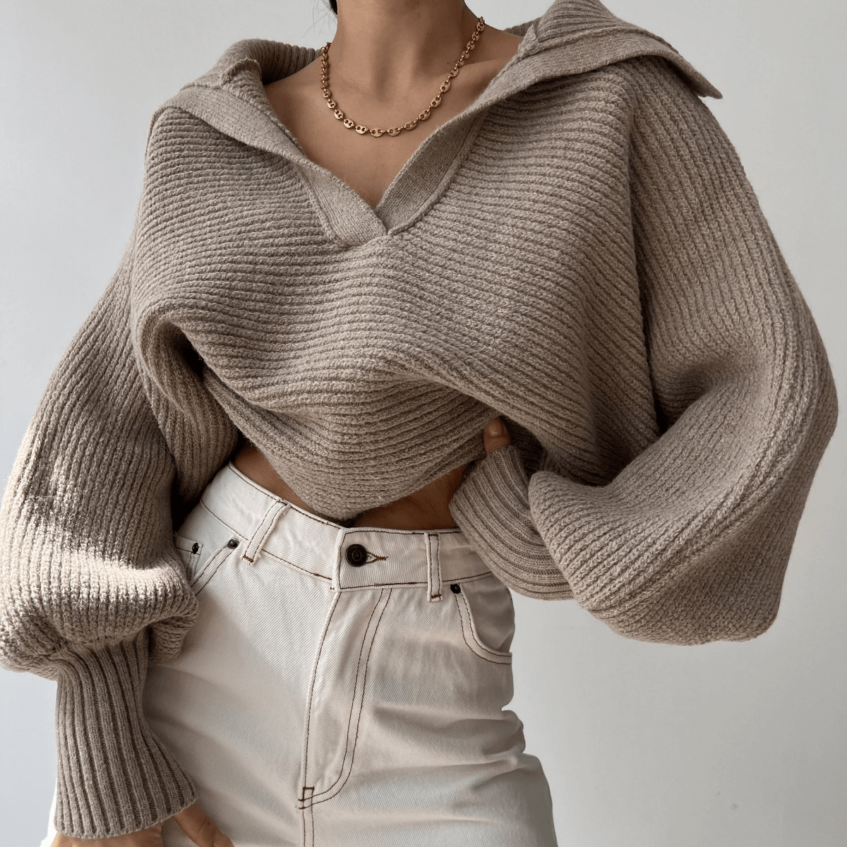 Lettie - Women's Relaxed Jumper in Knit - photo 1