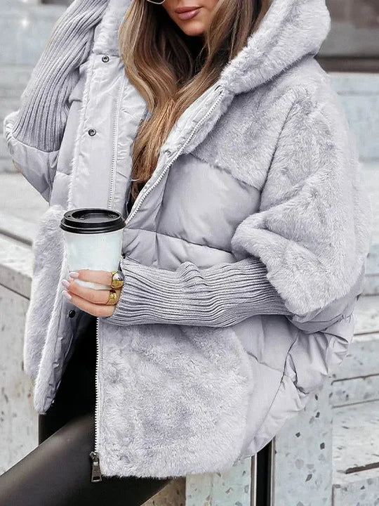Lettie - Women's Faux Fur Panel Winter Jacket - photo 4
