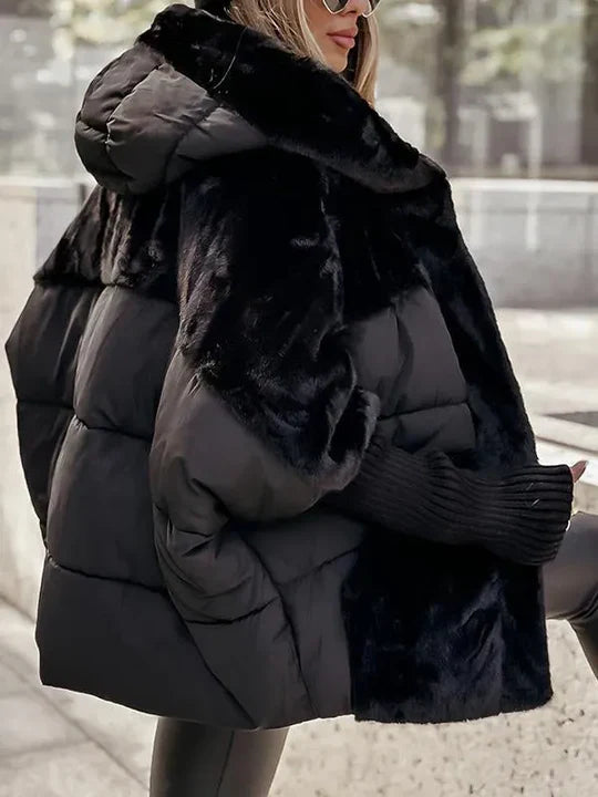 Lettie - Women's Faux Fur Panel Winter Jacket - photo 7
