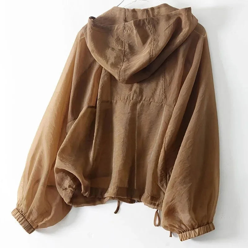 Lexie - Women's Relaxed Hoodie with Zip Front - photo 4