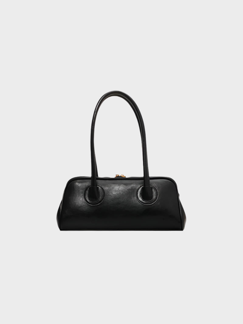 Kendra - Women's Faux Leather Shoulder Bag with Vintage Charm - photo 1