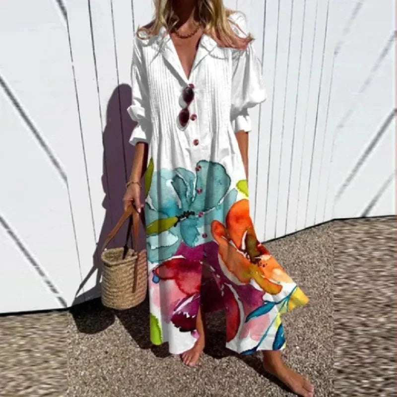 Rosie - Women's Boho Maxi Dress