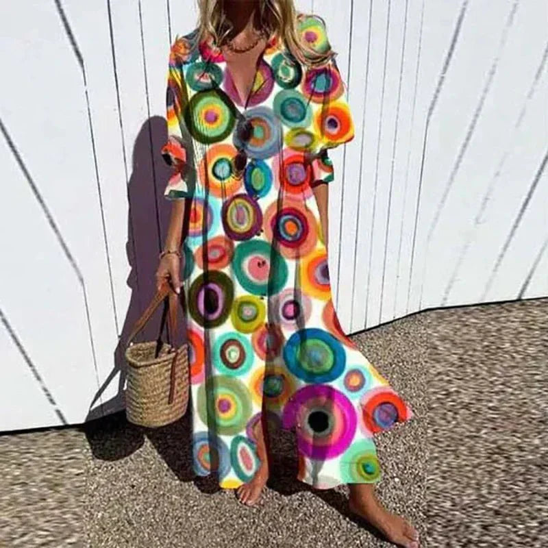Rosie - Women's Boho Maxi Dress