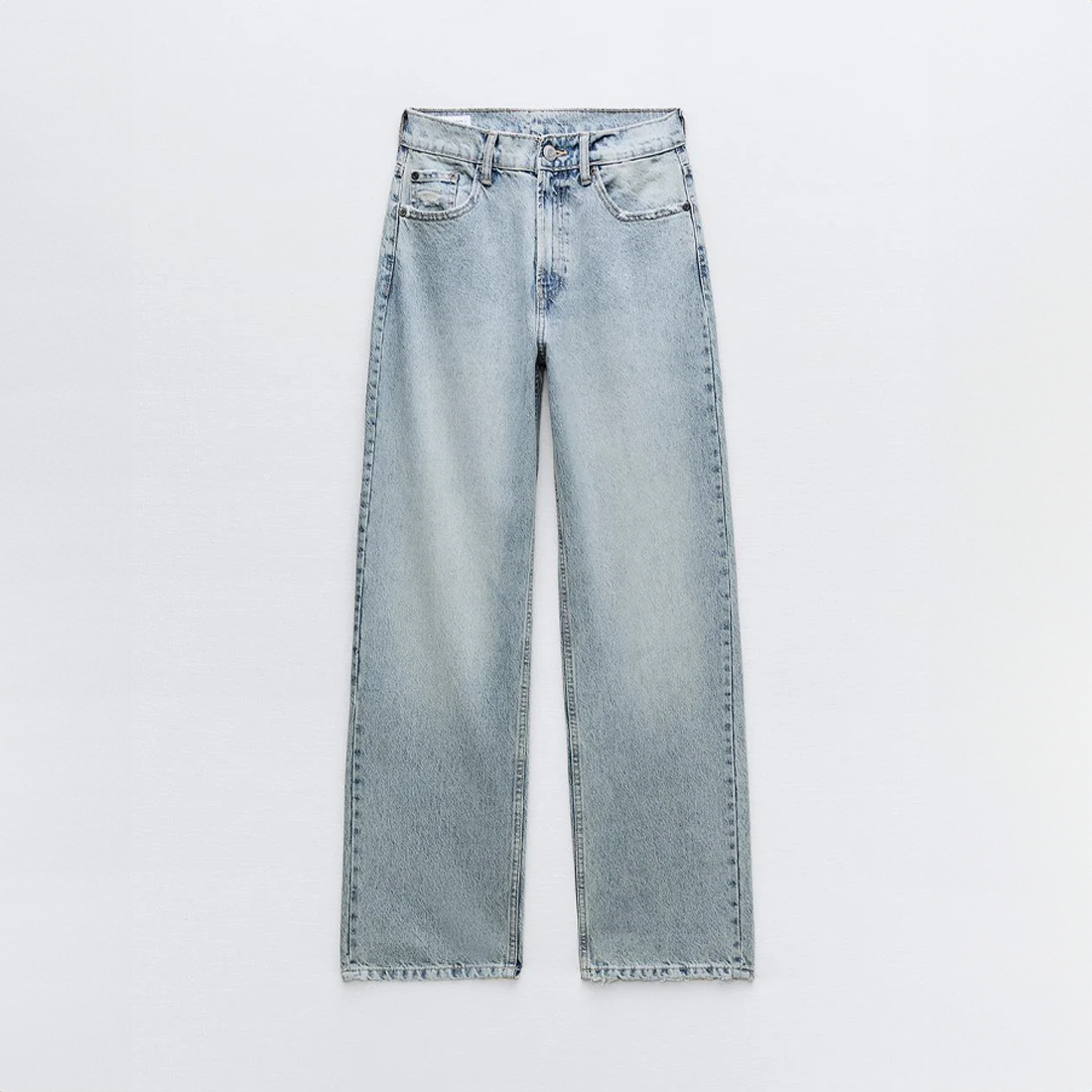 Lulu - Women's Wide Leg Distressed Jeans - photo 2