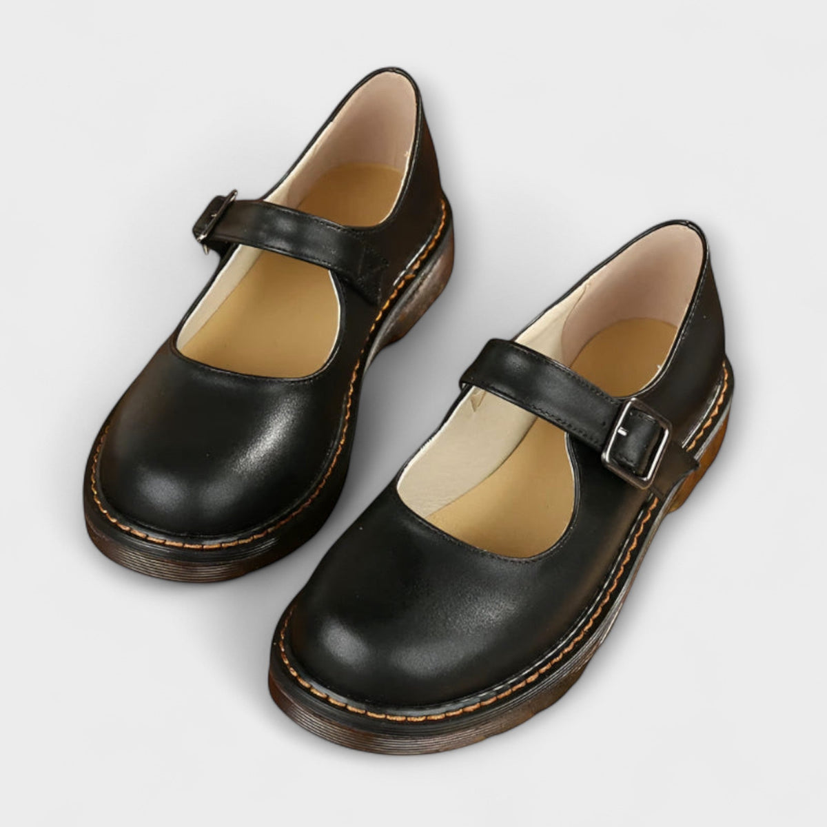 Lyra - Women's Mary Jane Shoes with Bar Strap - photo 2