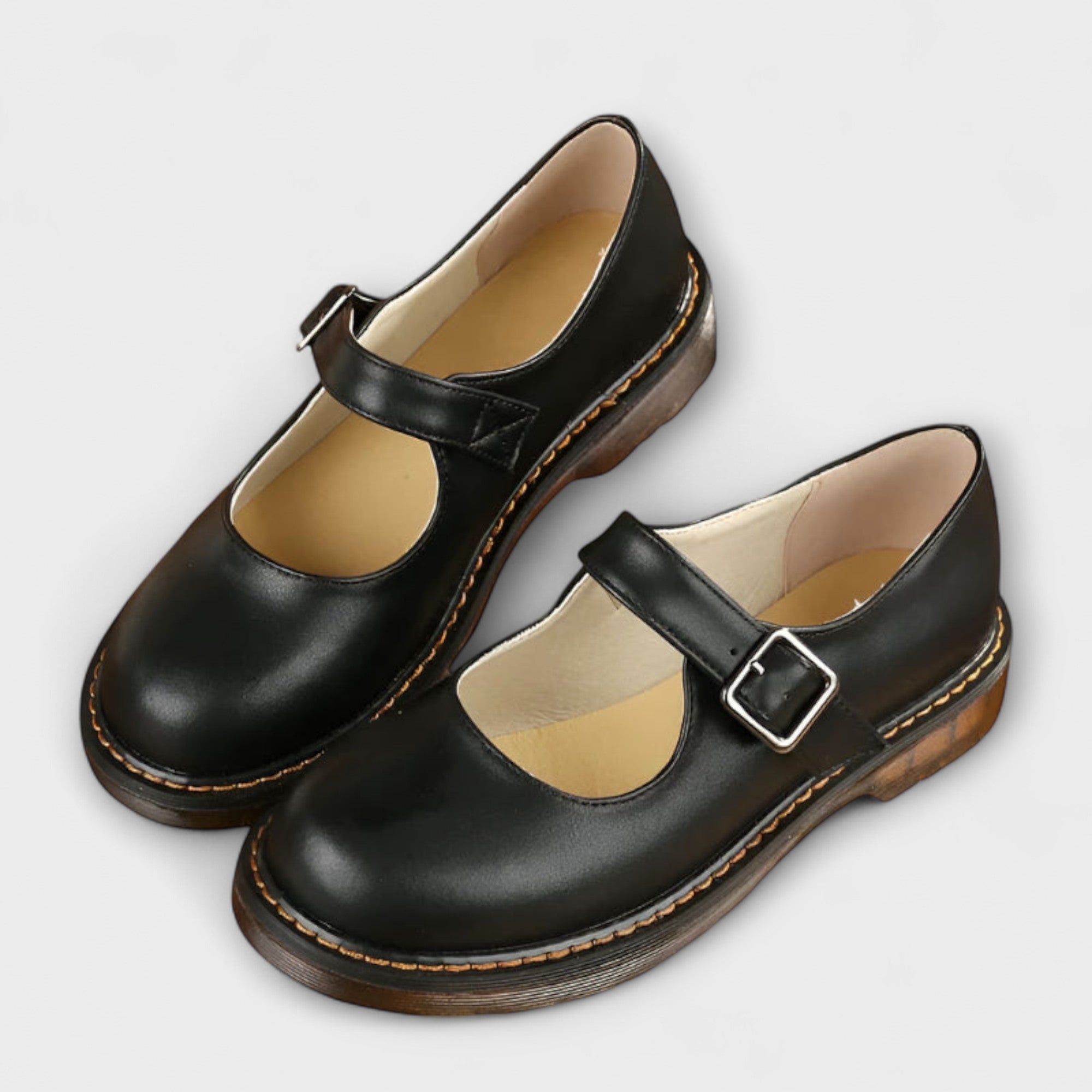 Lyra - Women's Mary Jane Shoes with Bar Strap - photo 3
