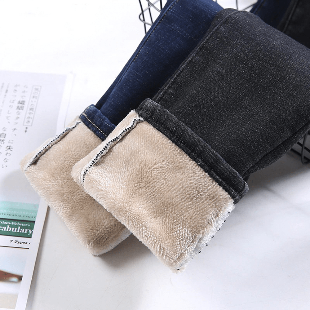 Alannah - Women's Warm Fleece-Lined Winter Jeans