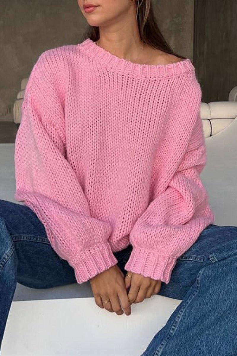 Mandy - Women's Relaxed Jumper with Collar - photo 10