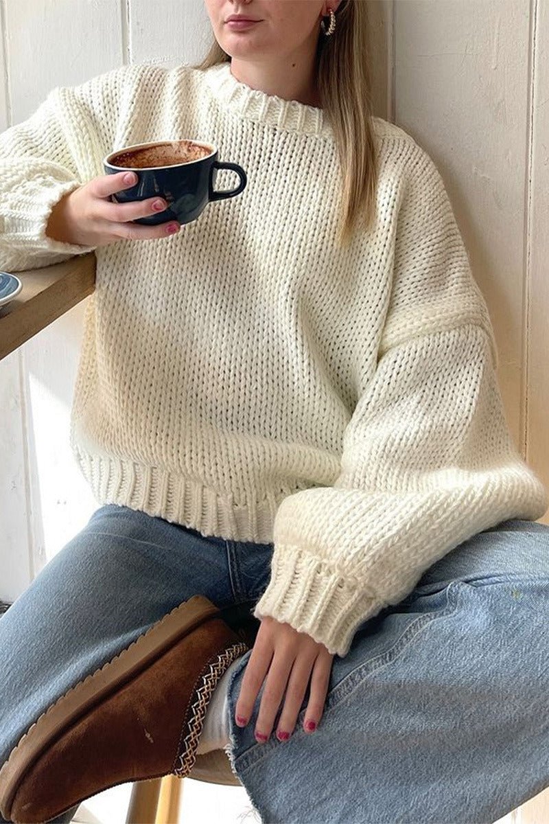 Mandy - Women's Relaxed Jumper with Collar - photo 2