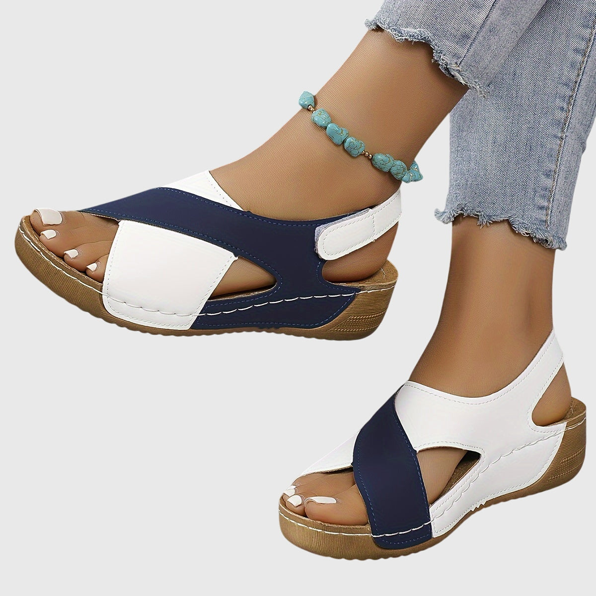Marietta - Women's Orthopedic Sandals with Cushioned Footbed - photo 1