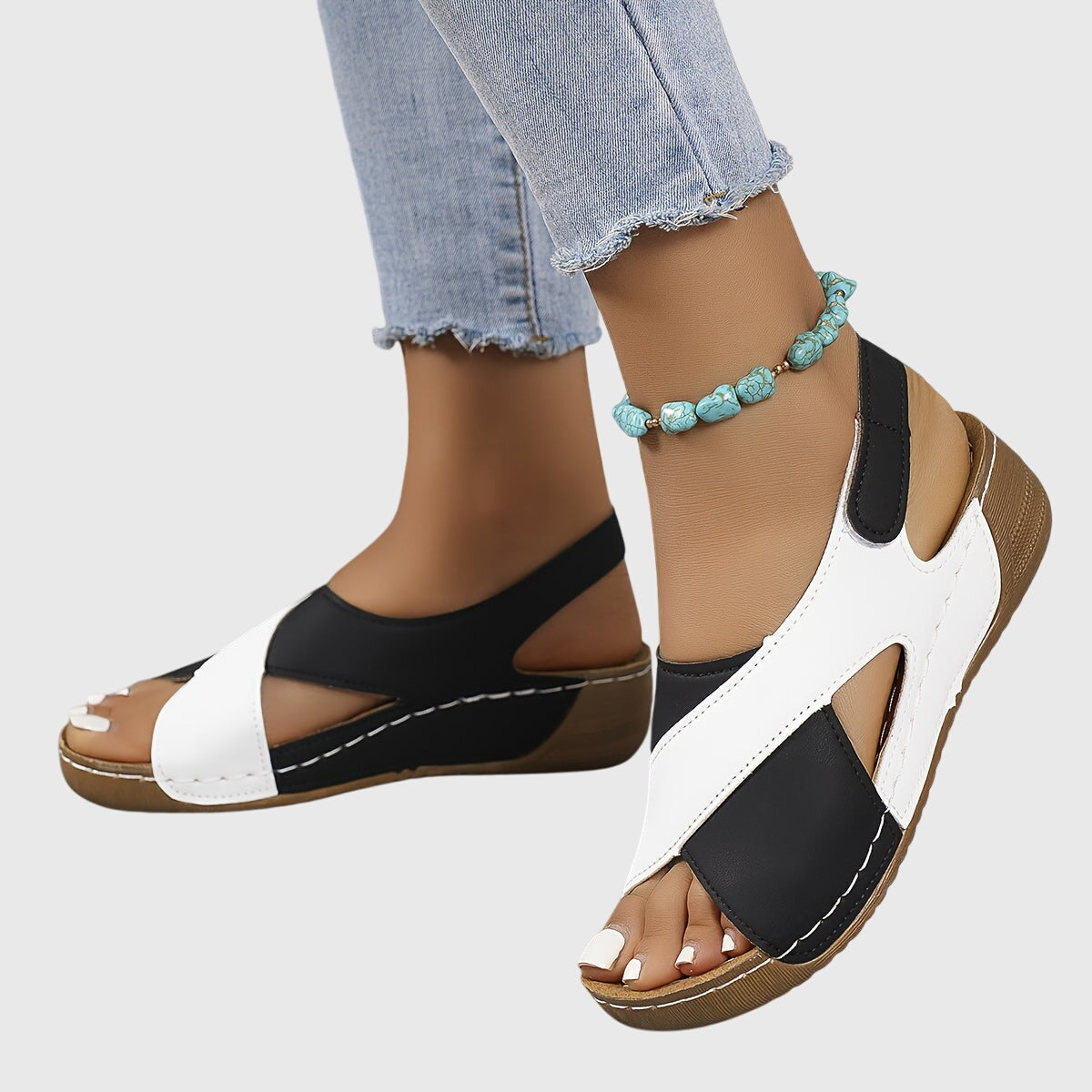 Marietta - Women's Orthopedic Sandals with Cushioned Footbed - photo 6