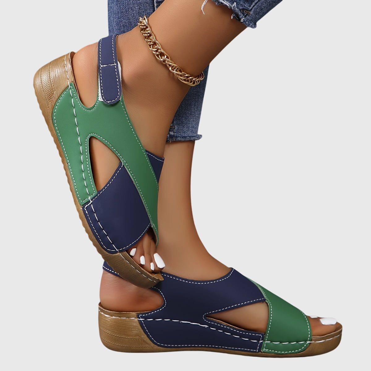 Marietta - Women's Orthopedic Sandals with Cushioned Footbed - photo 9