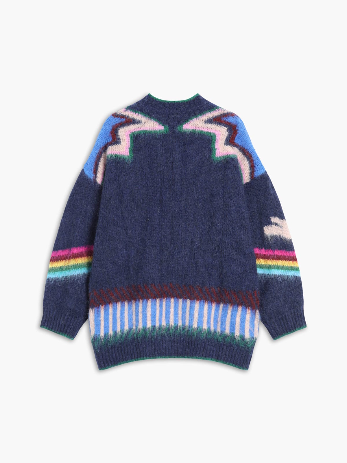 Marina - Women's Fringed Star Knit Cardigan - photo 10
