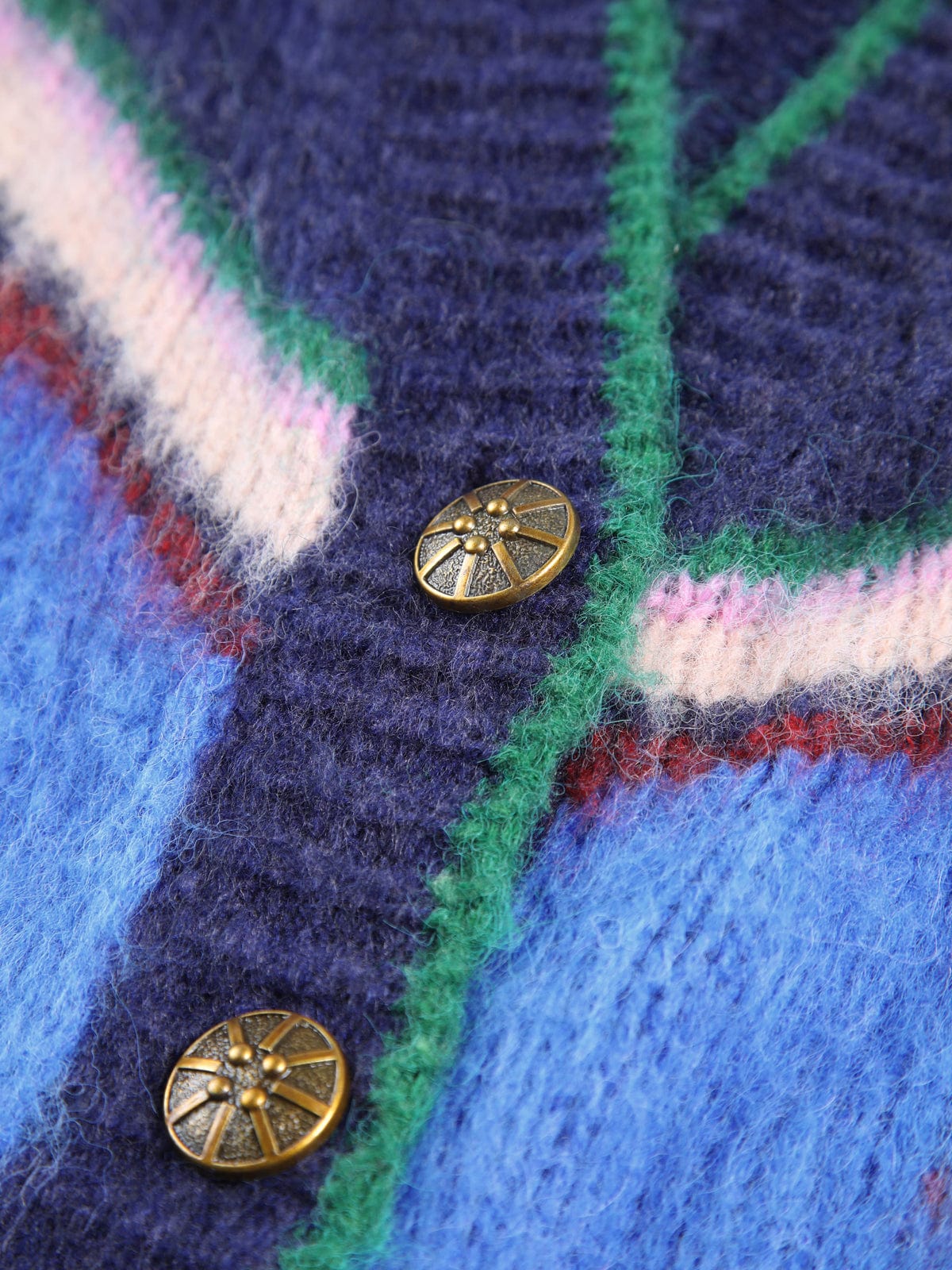 Marina - Women's Fringed Star Knit Cardigan - photo 11