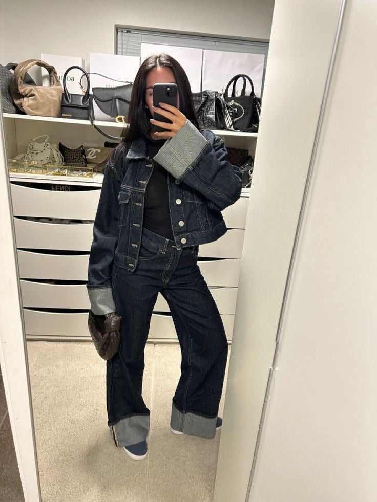 Martina - Women's Tailored Cropped Jacket and Trouser Set - photo 6