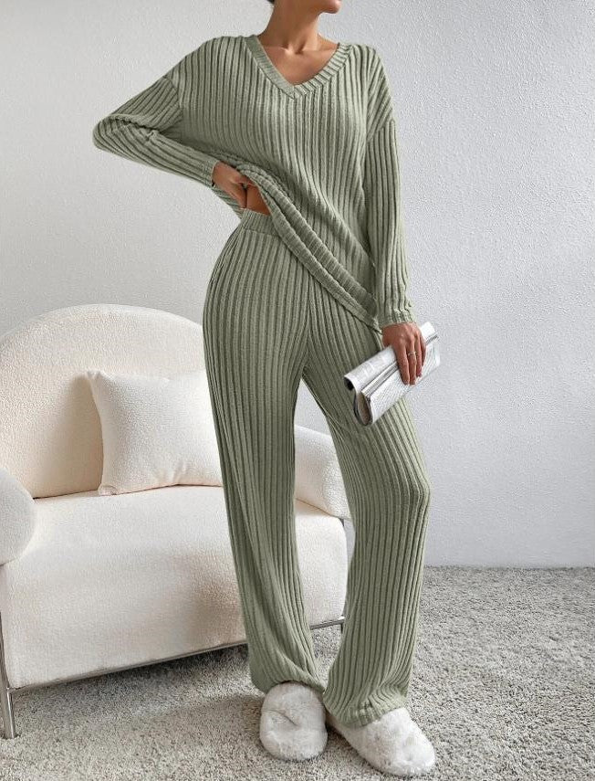 Milena - Women's Relaxed Two-Piece Set with High Waist - photo 5