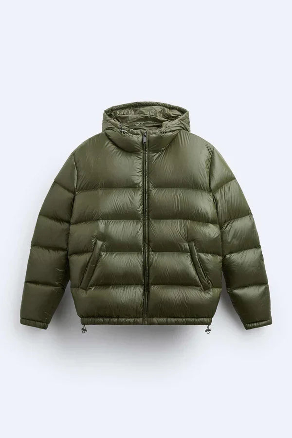 Mina - Women's Puffer Jacket with Hood - photo 8