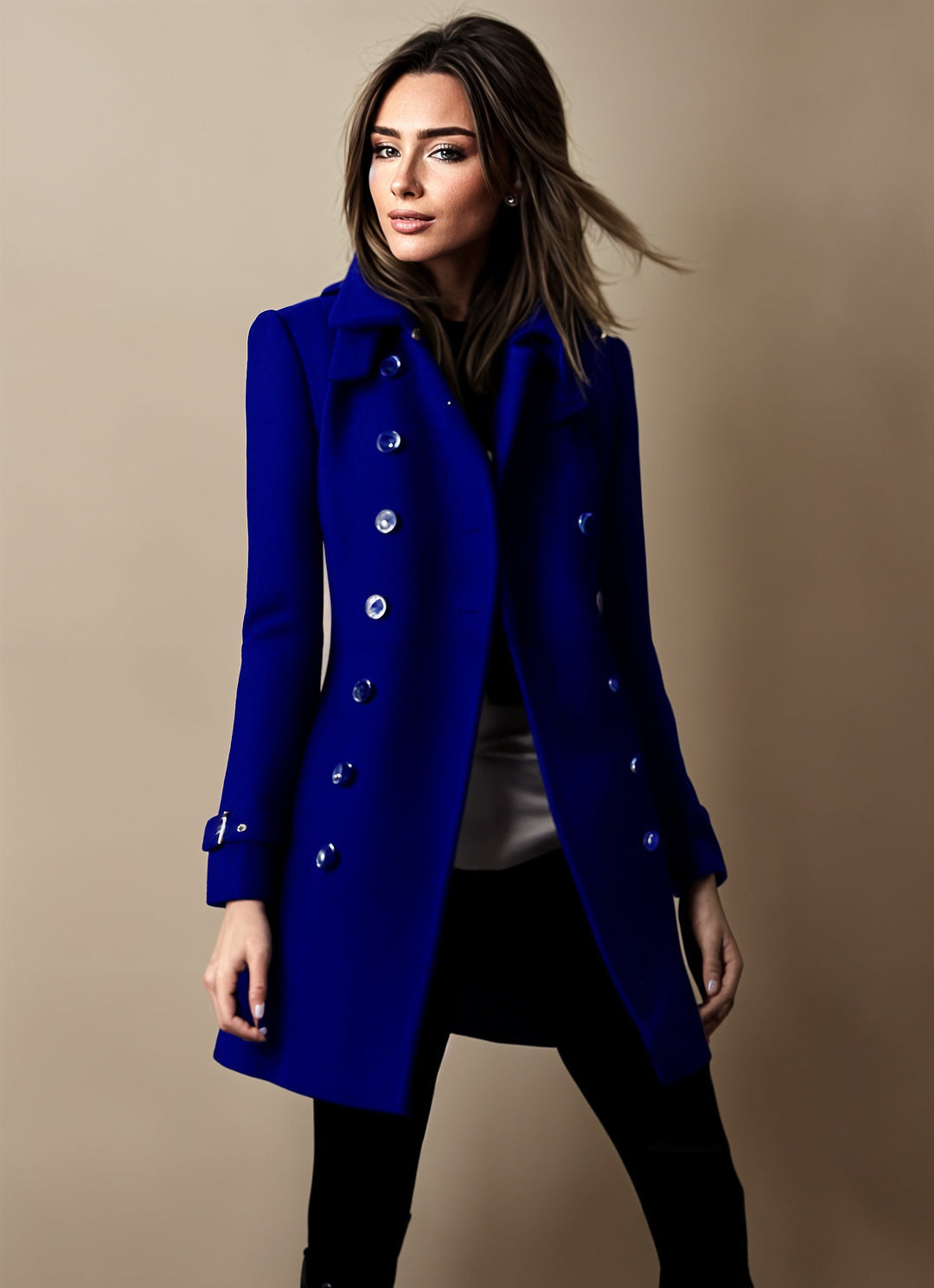 Monica - Women's Double Breasted Winter Coat - photo 1