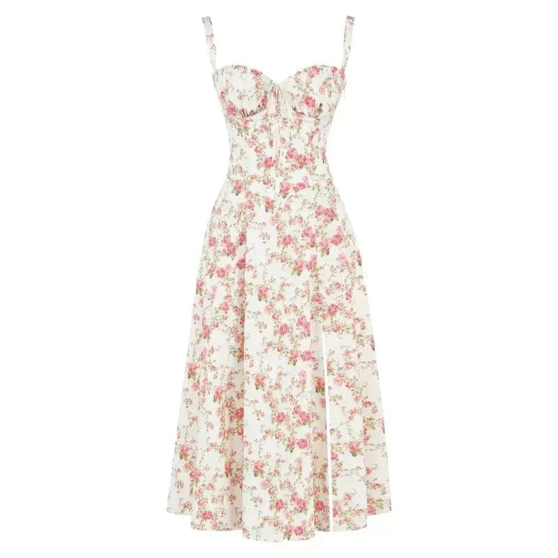 Vestido midi amarillo de corte holgado para mujer, ideal para el uso diario